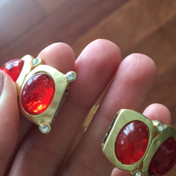 22-karat gold-plated crystal bangle - Picture 4 of 4